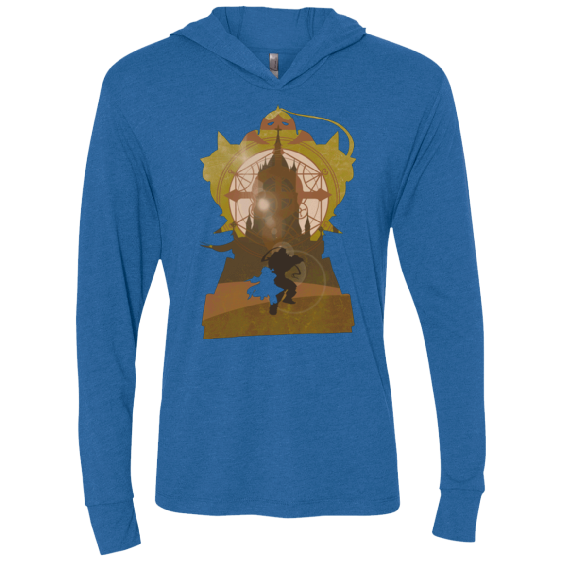 Alchemy Fate Triblend Long Sleeve Hoodie Tee