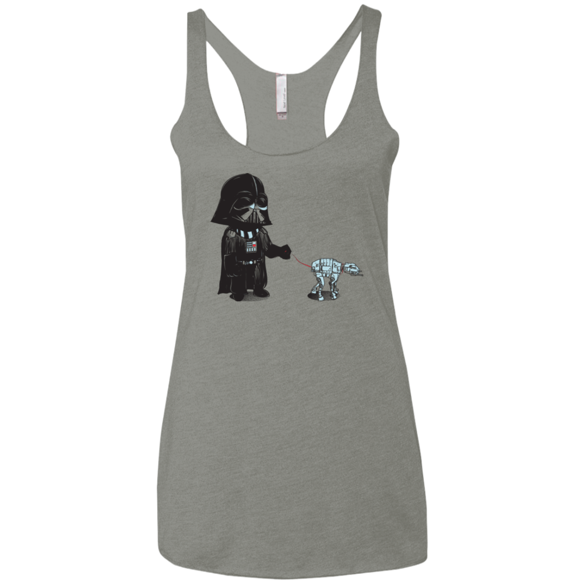 Walking the Robot Women's Triblend Racerback Tank