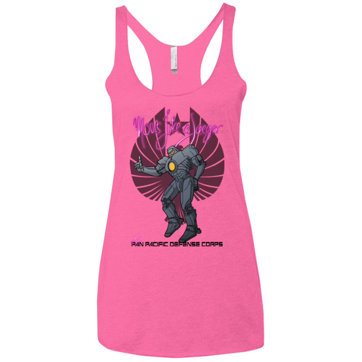 Moves Like A Jaegger Women's Triblend Racerback Tank