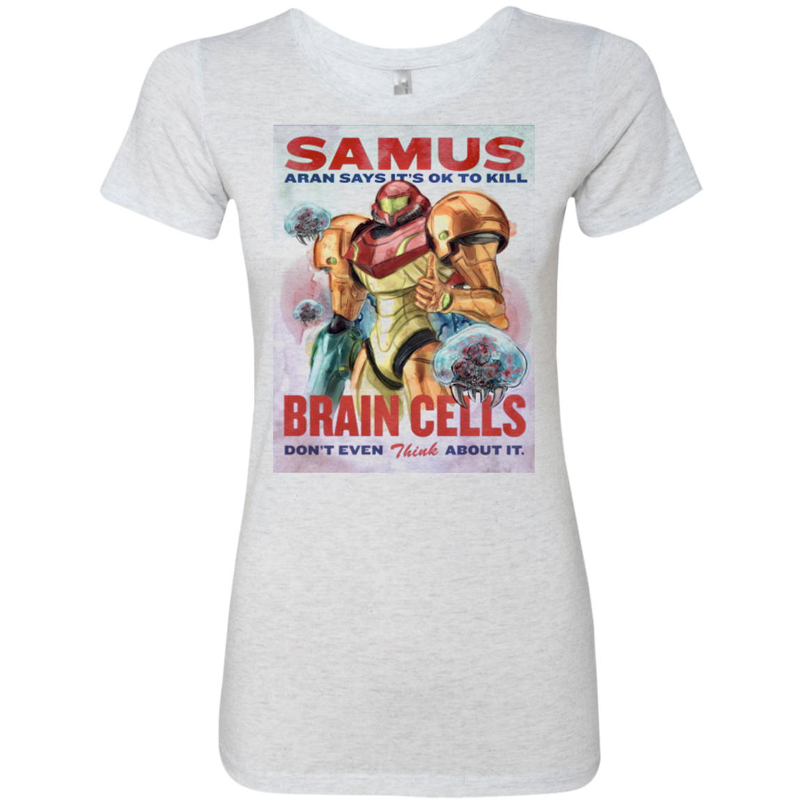 Samus Aran Propaganda Women's Triblend T-Shirt