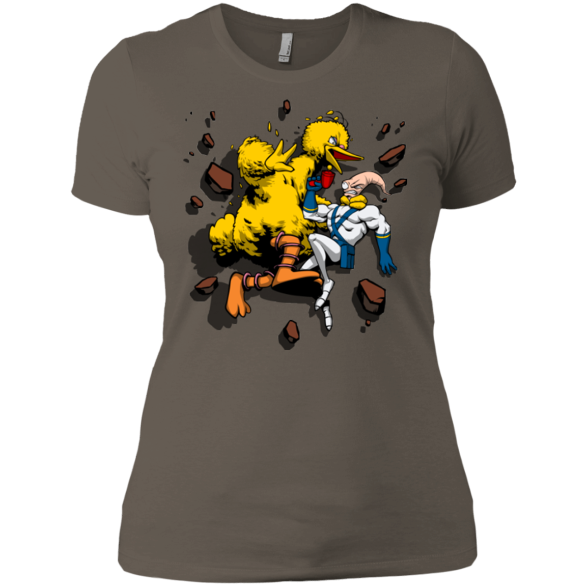 Big Bird and Worm Women's Premium T-Shirt