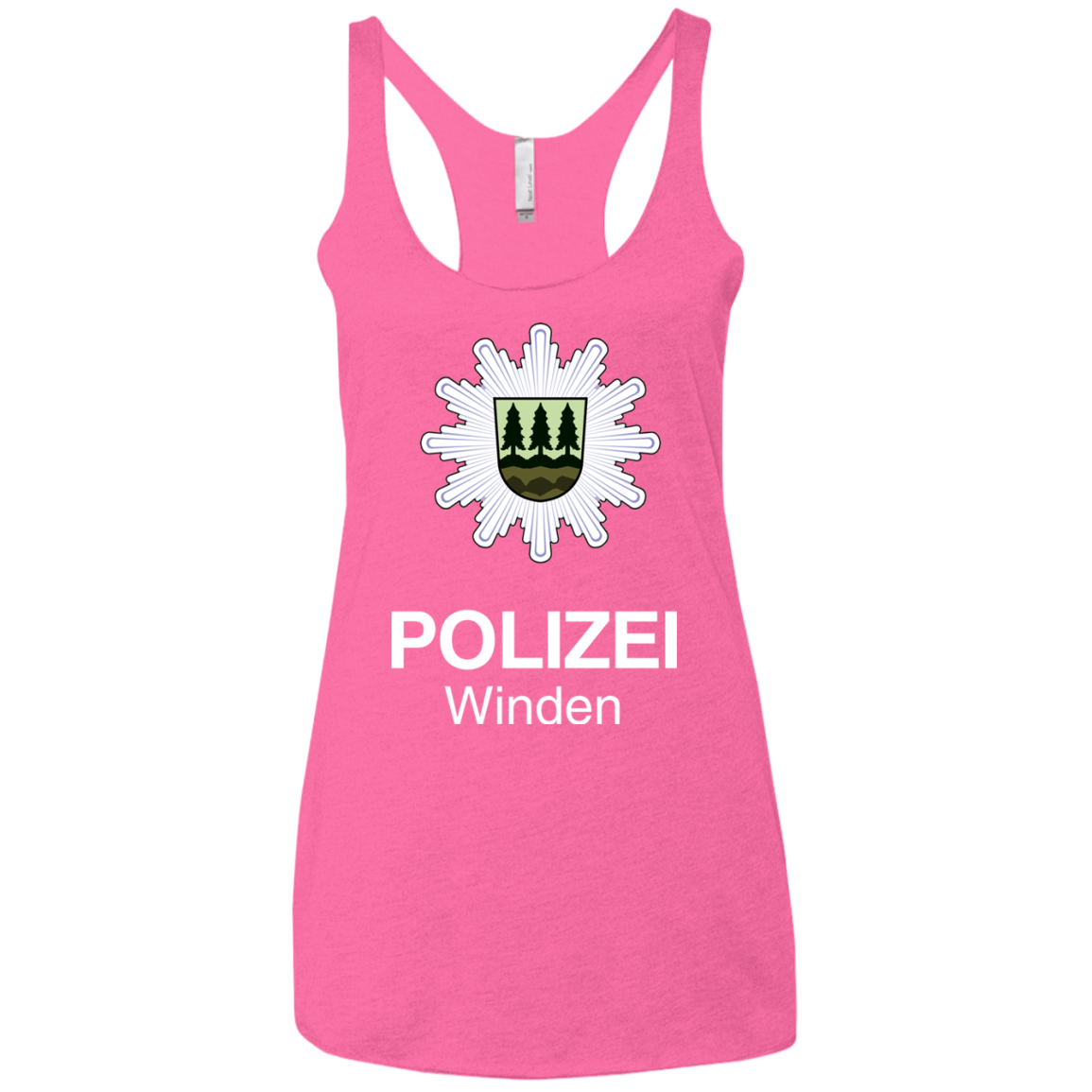 Winden Polizei Women's Triblend Racerback Tank