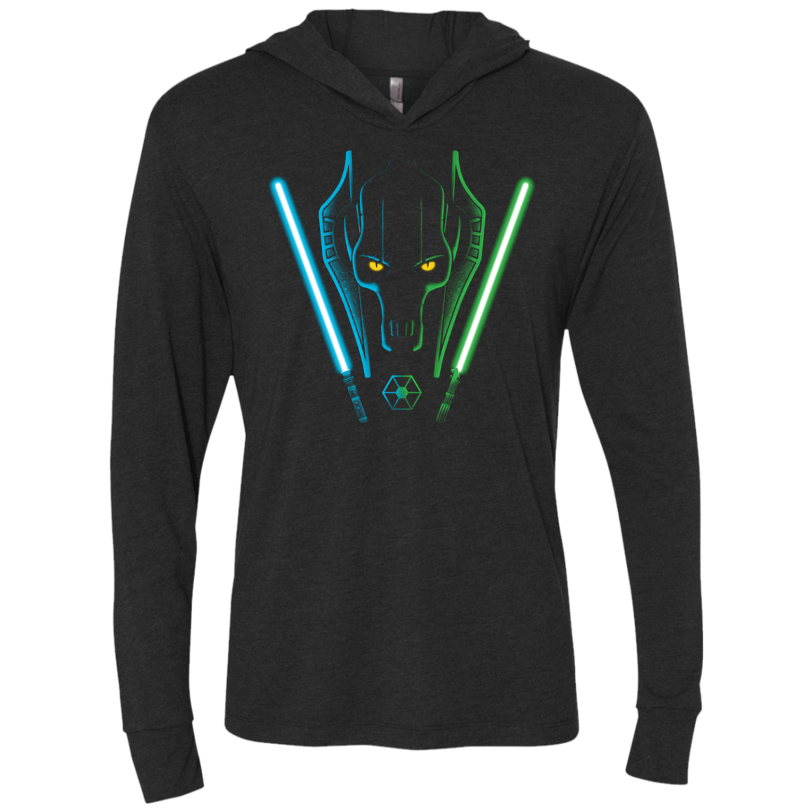 The general Triblend Long Sleeve Hoodie Tee