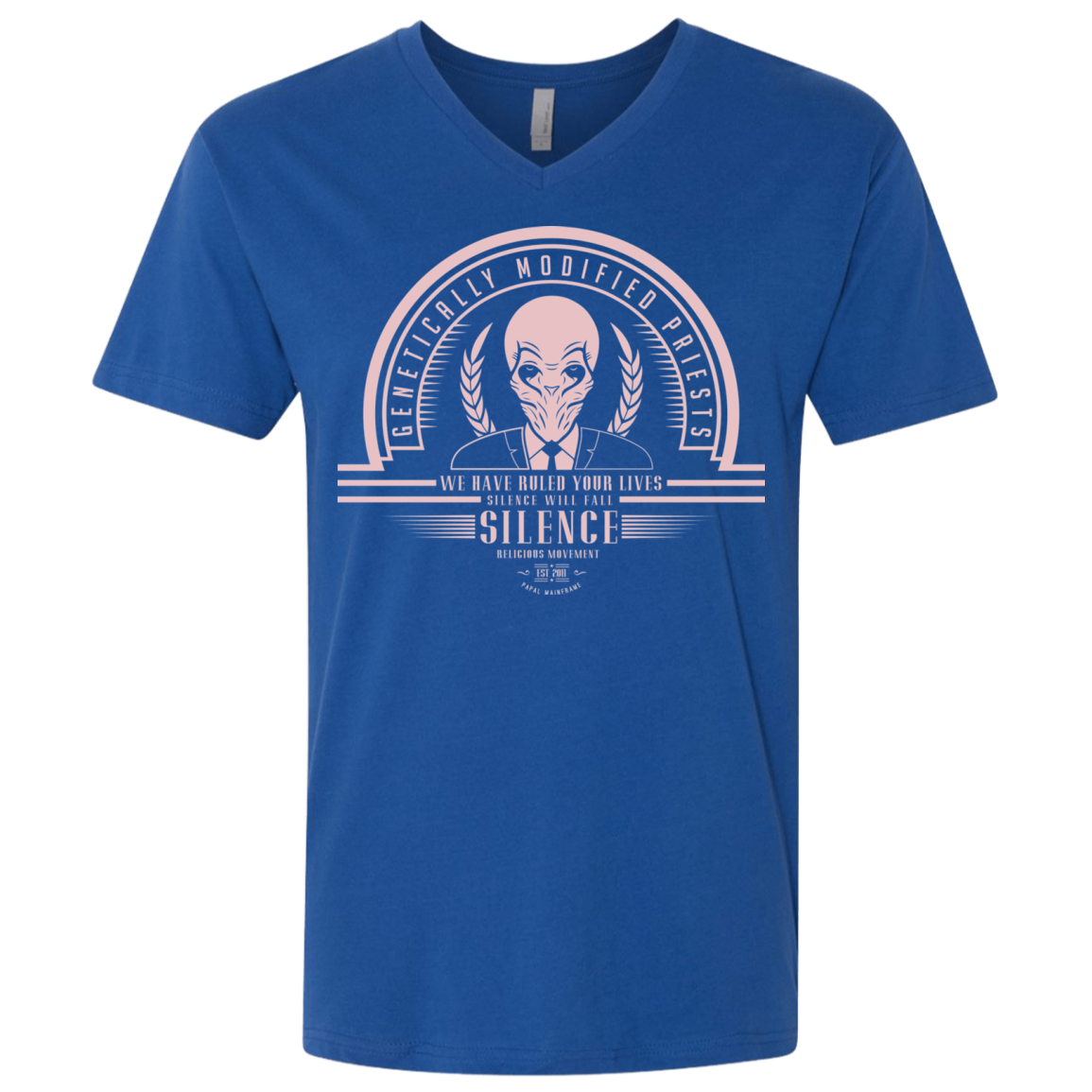 Who Villains Silence Men's Premium V-Neck