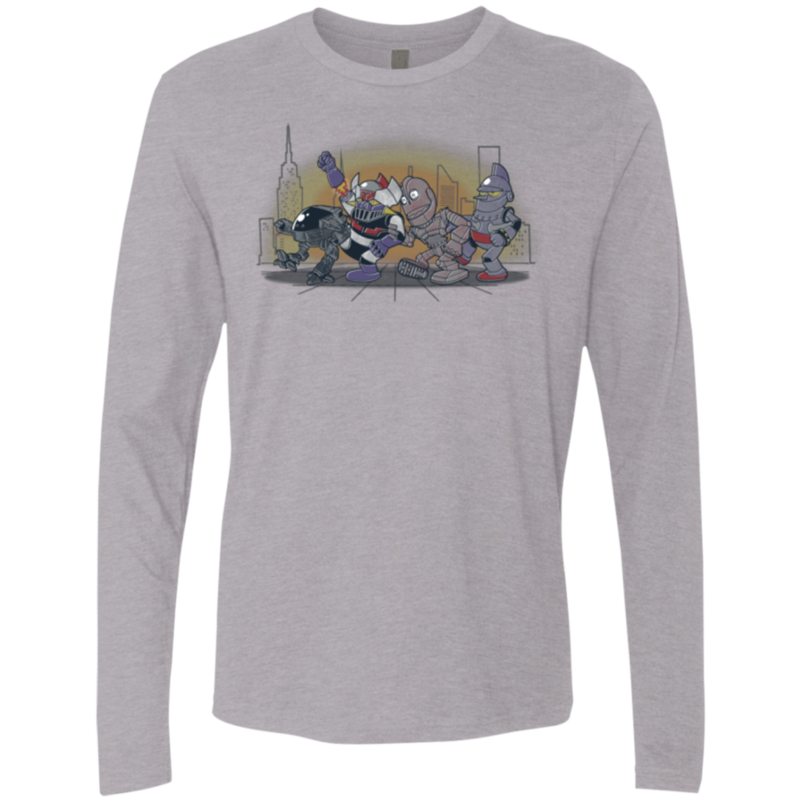 Where The Big Robots are Men's Premium Long Sleeve