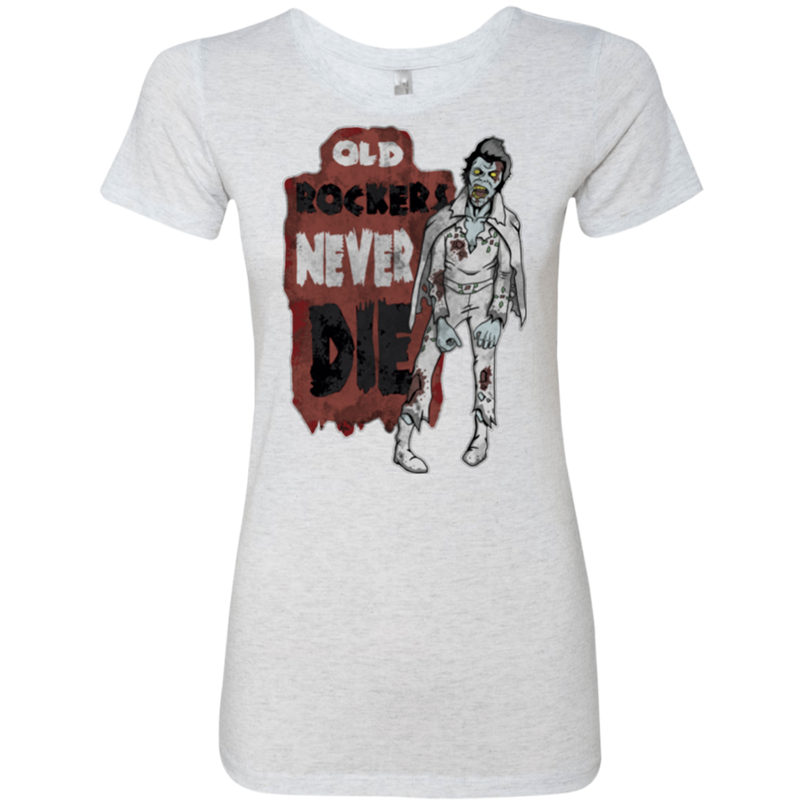Old Rockers Never Die Women's Triblend T-Shirt