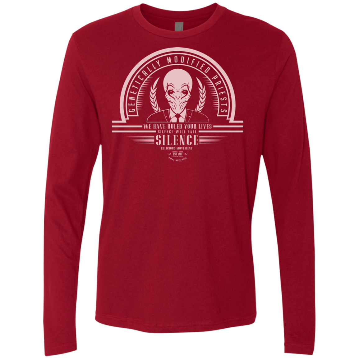 Who Villains Silence Men's Premium Long Sleeve