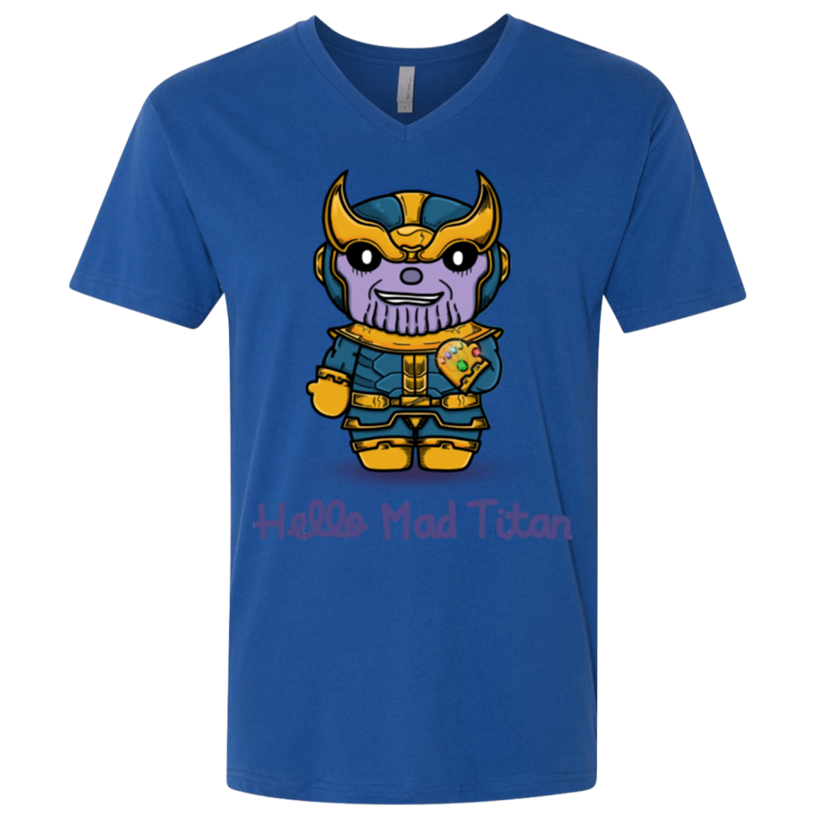Hello Mad Titan Men's Premium V-Neck