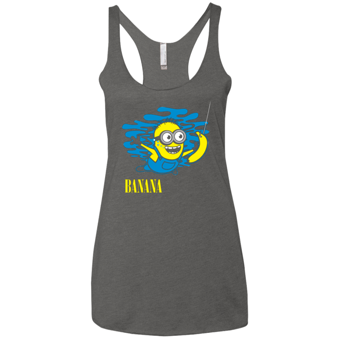 Nirvana Banana Women's Triblend Racerback Tank