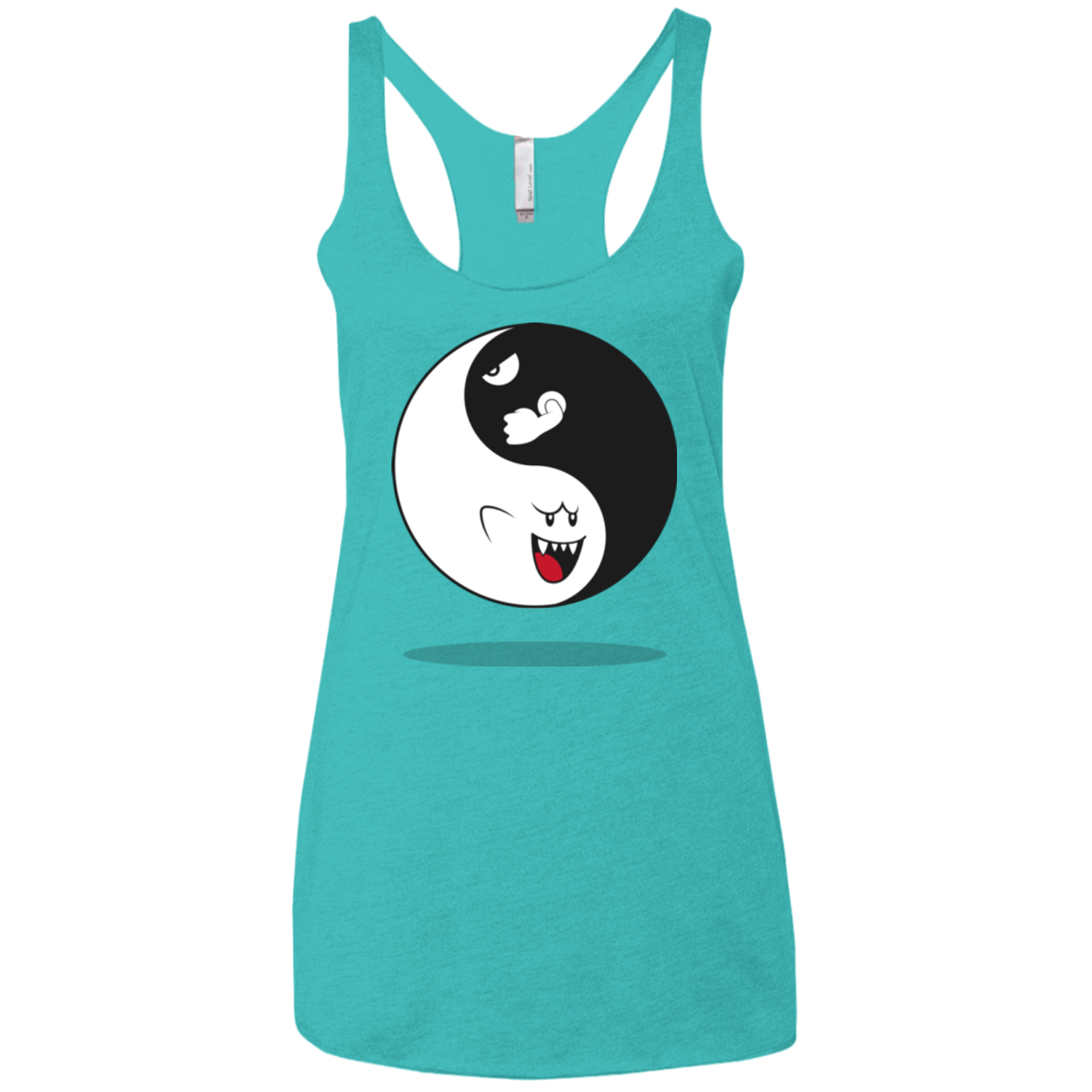 Shy and Angry Women's Triblend Racerback Tank