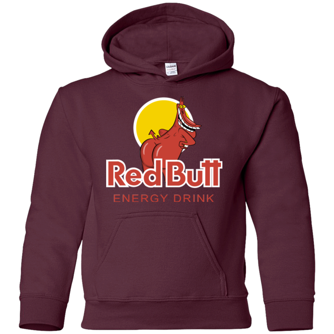 Red butt Youth Hoodie
