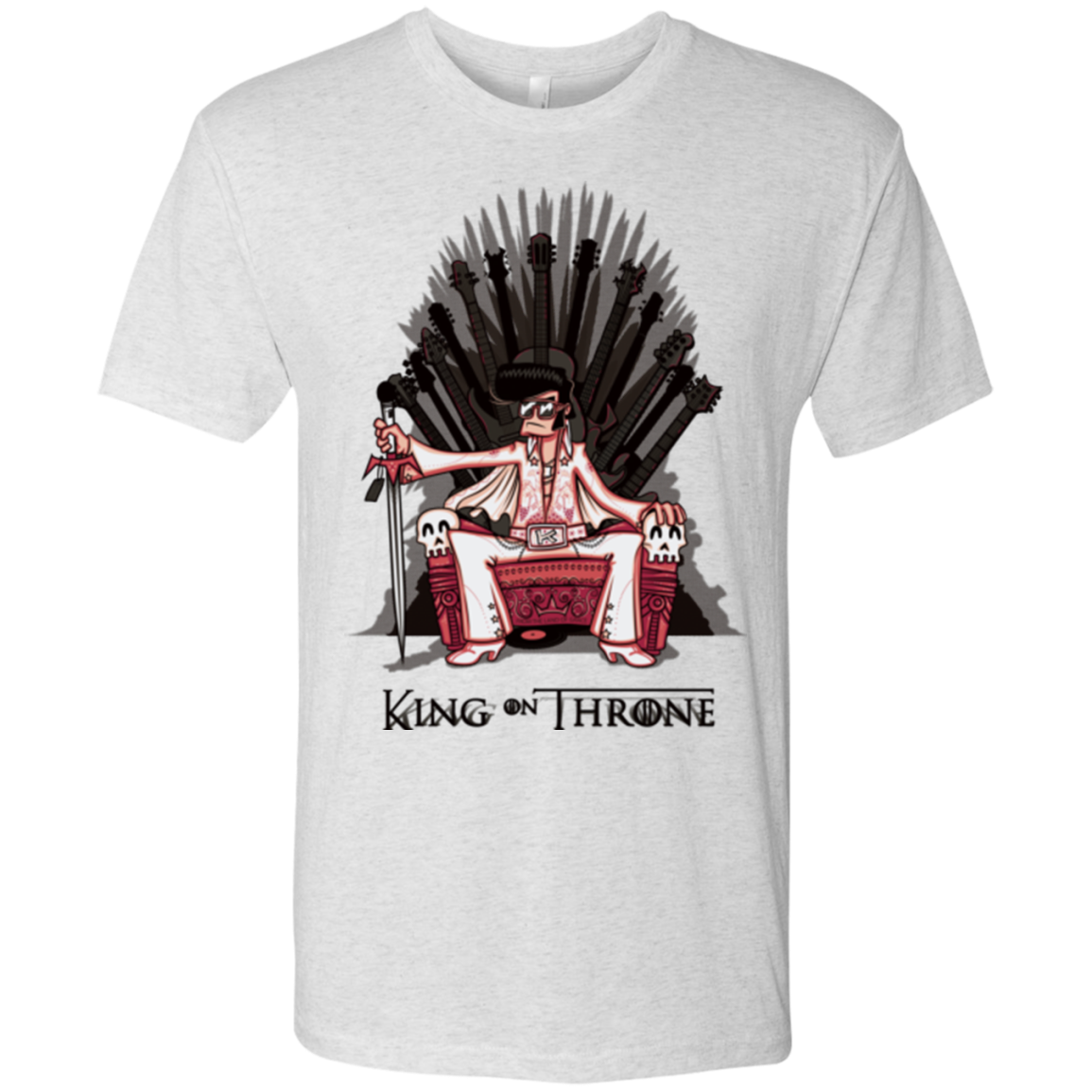 King on Throne Men's Triblend T-Shirt