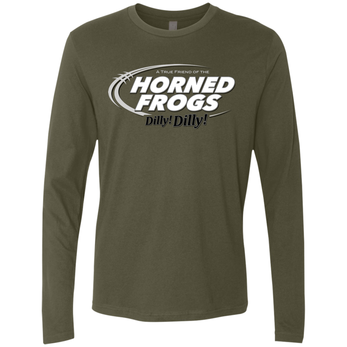 TCU Dilly Dilly Men's Premium Long Sleeve