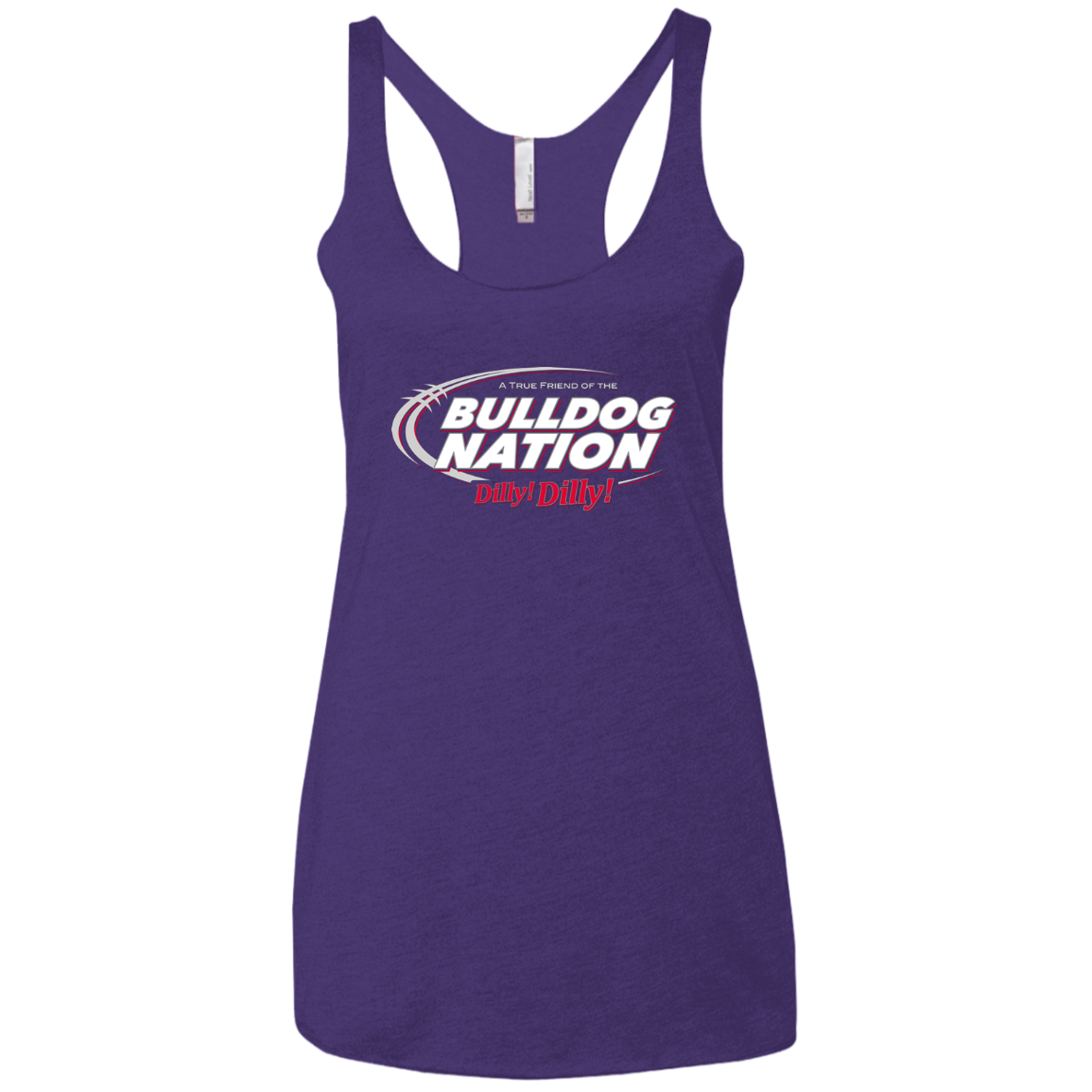 Georgia Dilly Dilly Women's Triblend Racerback Tank