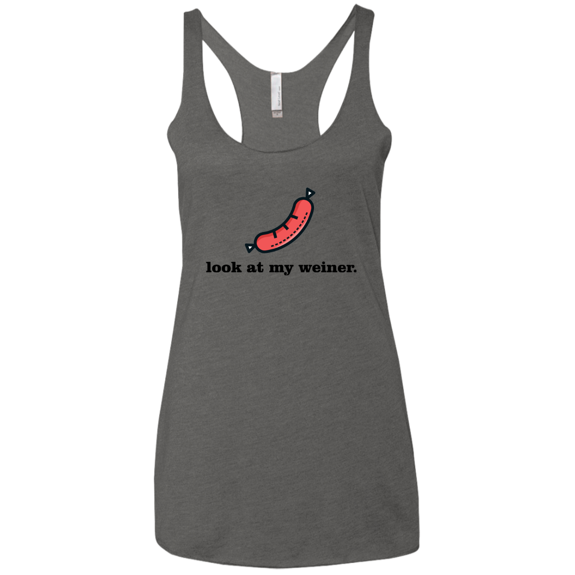 Weiner Women's Triblend Racerback Tank