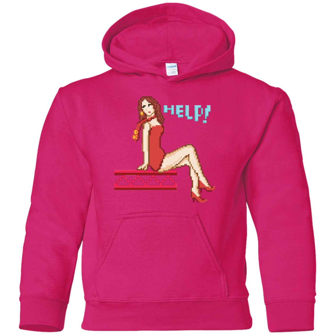 Pixel Pinup Pauline Youth Hoodie