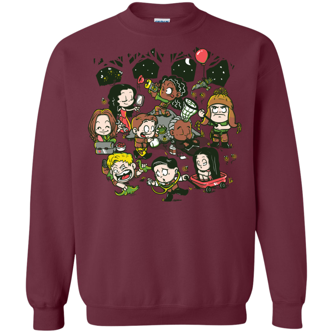 Let's Catch Fireflies Crewneck Sweatshirt