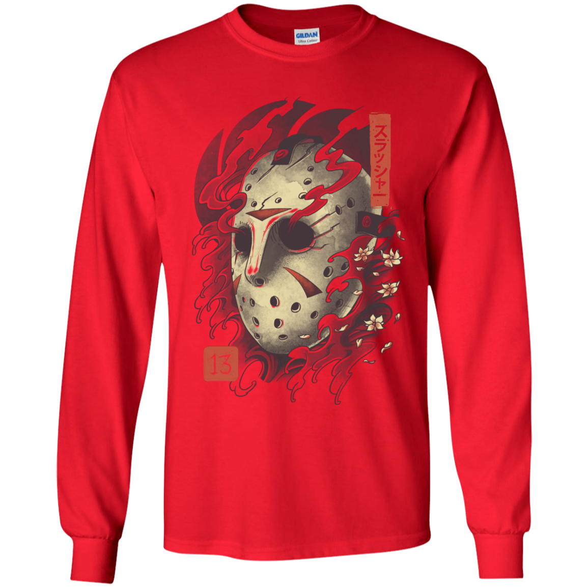 Oni Jason Mask Youth Long Sleeve T-Shirt