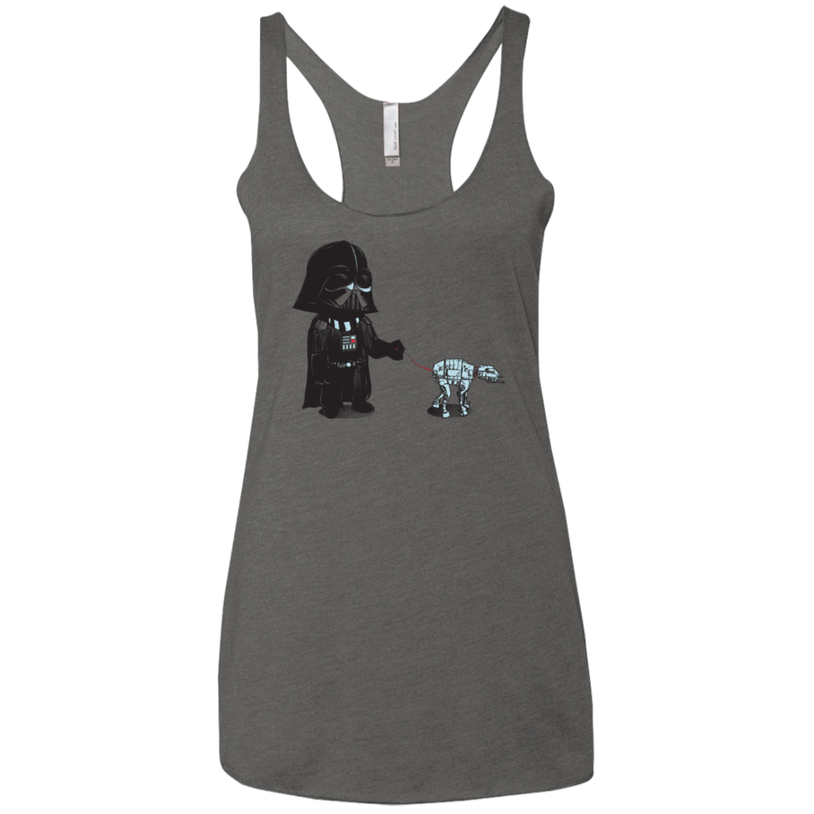 Walking the Robot Women's Triblend Racerback Tank