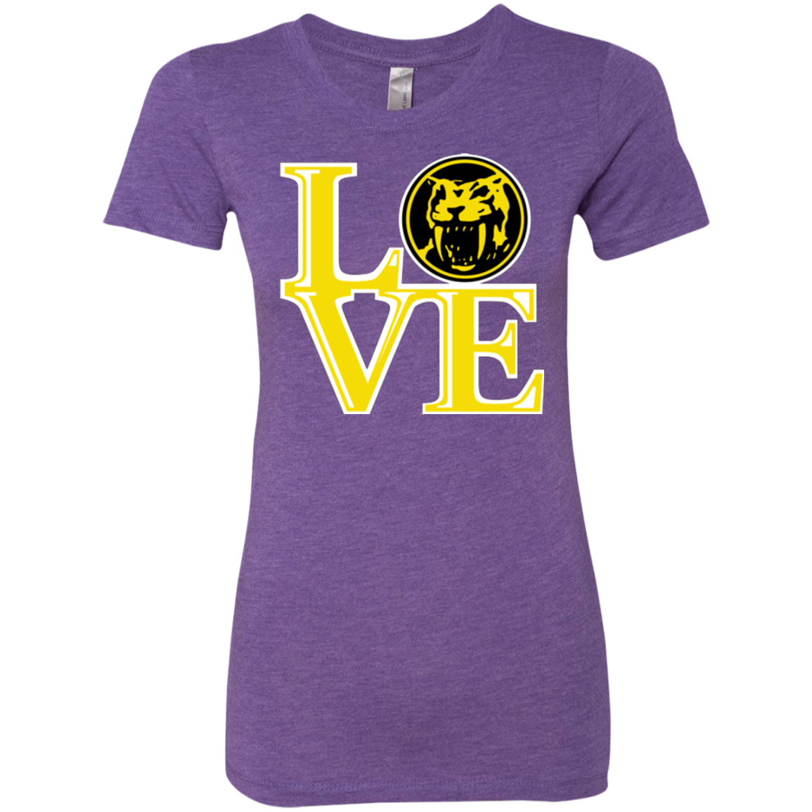 Yellow Ranger LOVE Women's Triblend T-Shirt