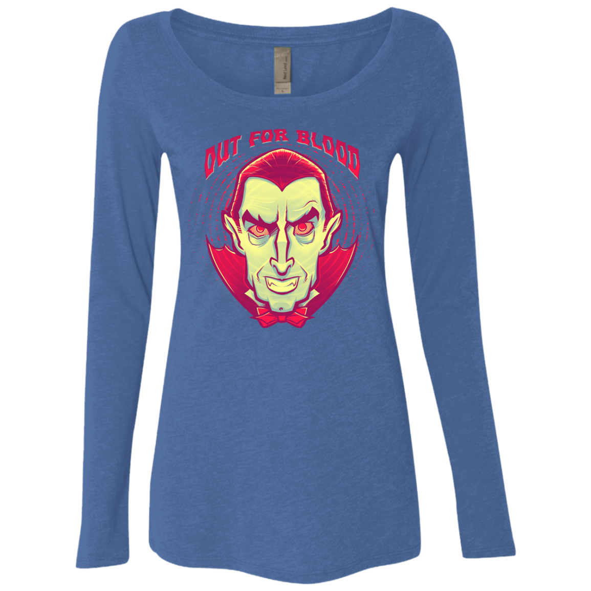 OUT FOR BLOOD Women's Triblend Long Sleeve Shirt