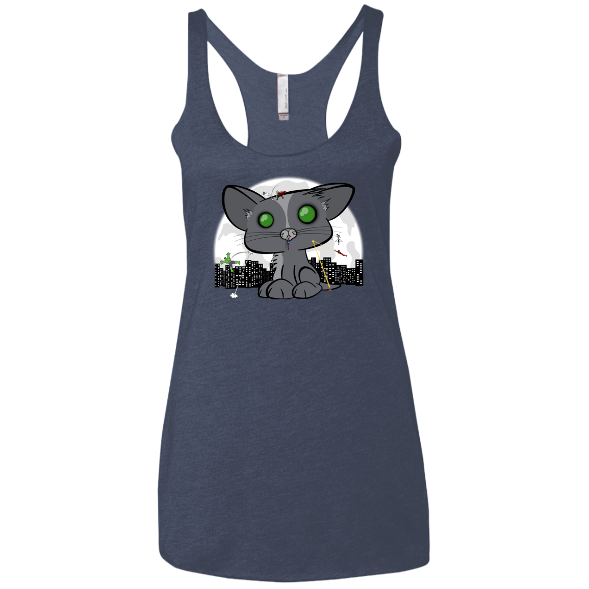 Felinity War Women's Triblend Racerback Tank