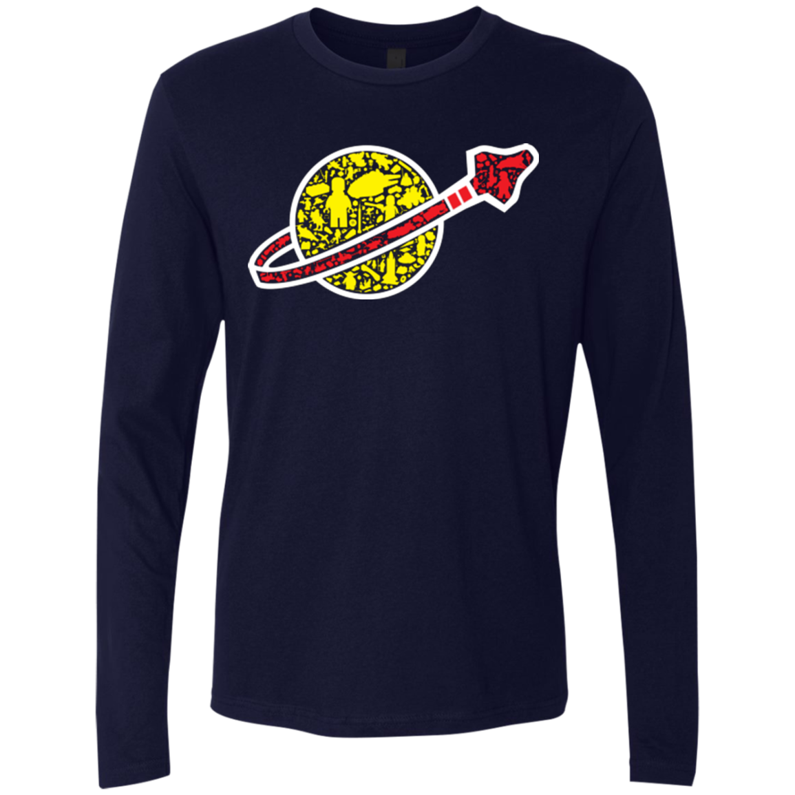 Building in Space Men's Premium Long Sleeve