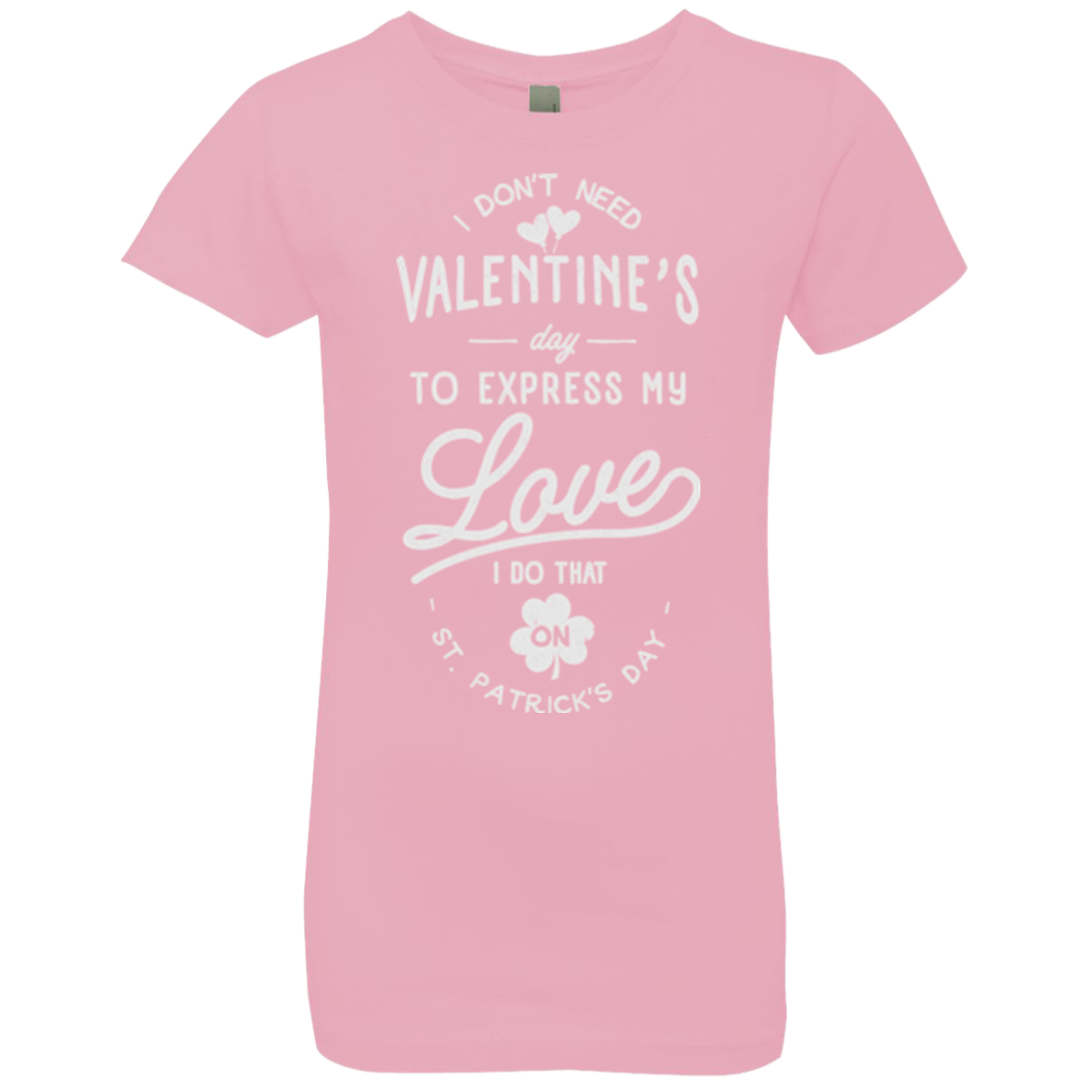 Valentine's Day Girls Premium T-Shirt
