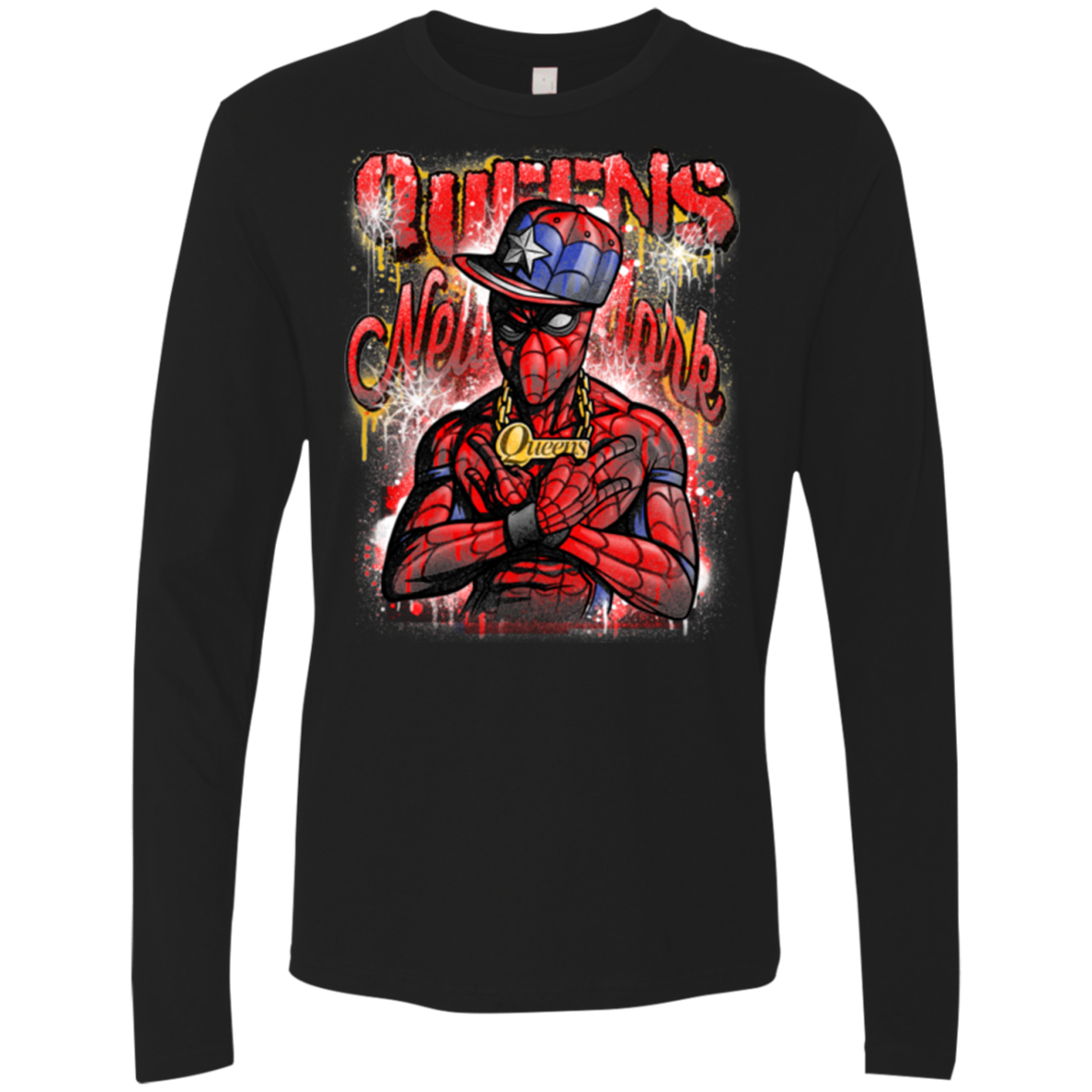 Spidey Queens Men's Premium Long Sleeve