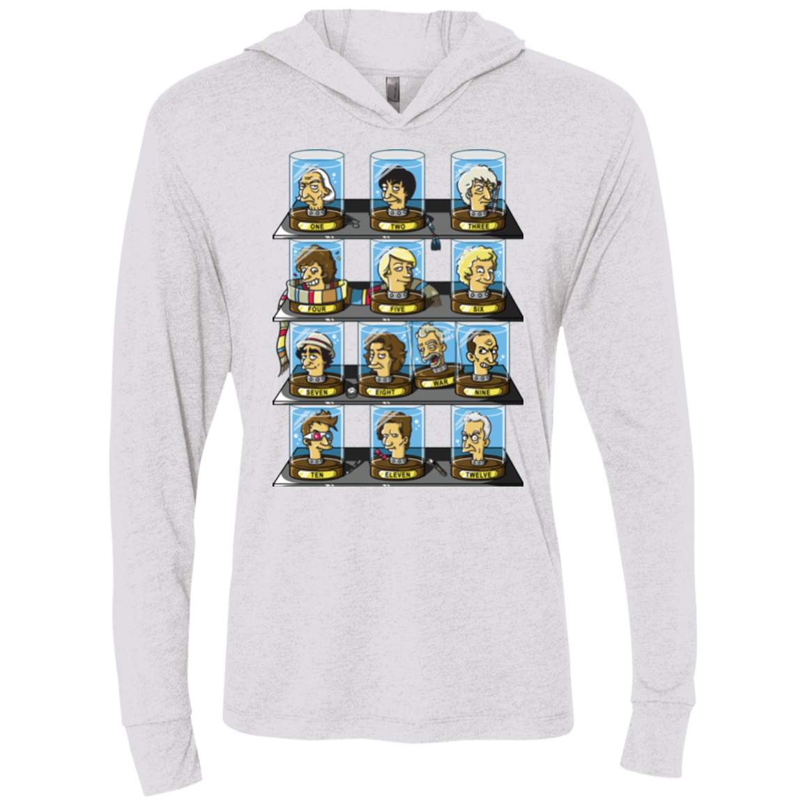 Regen O Rama Triblend Long Sleeve Hoodie Tee