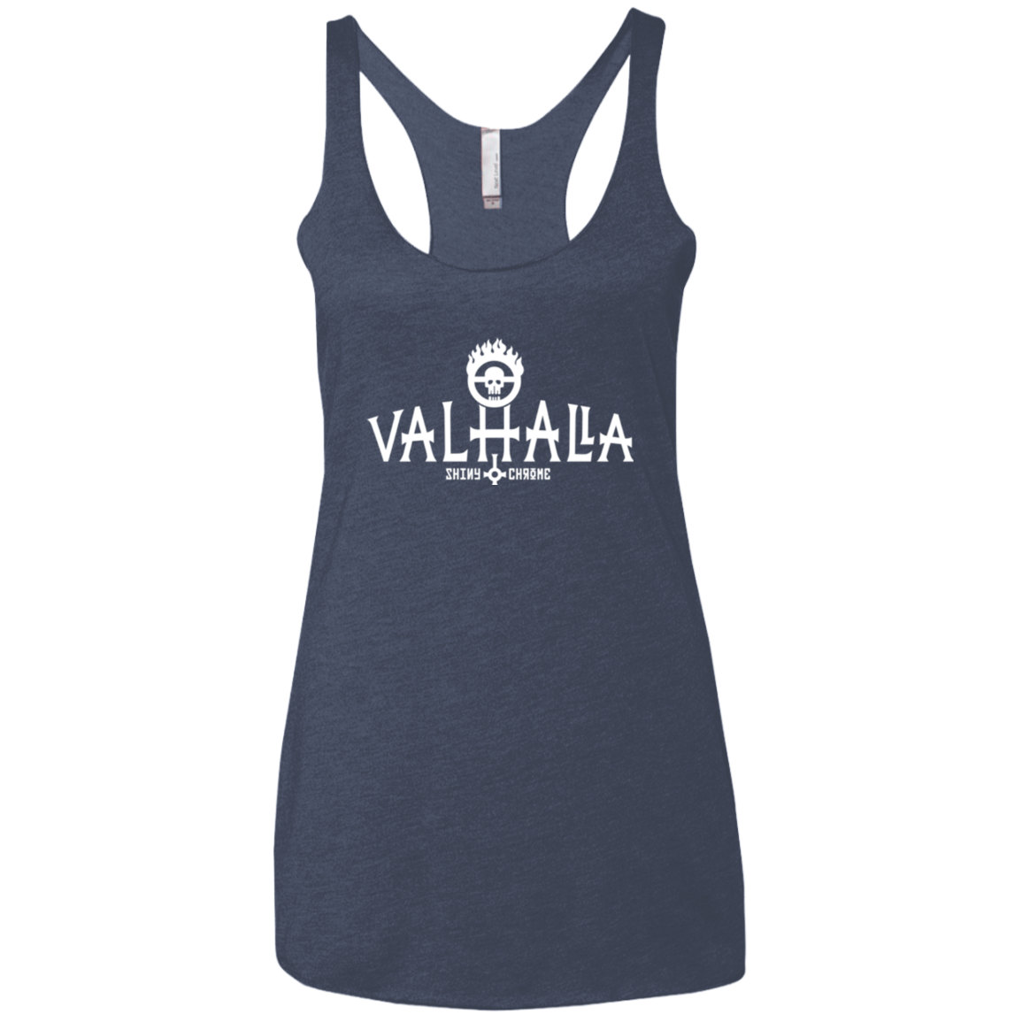 Valhalla Shiny & Chrome Women's Triblend Racerback Tank