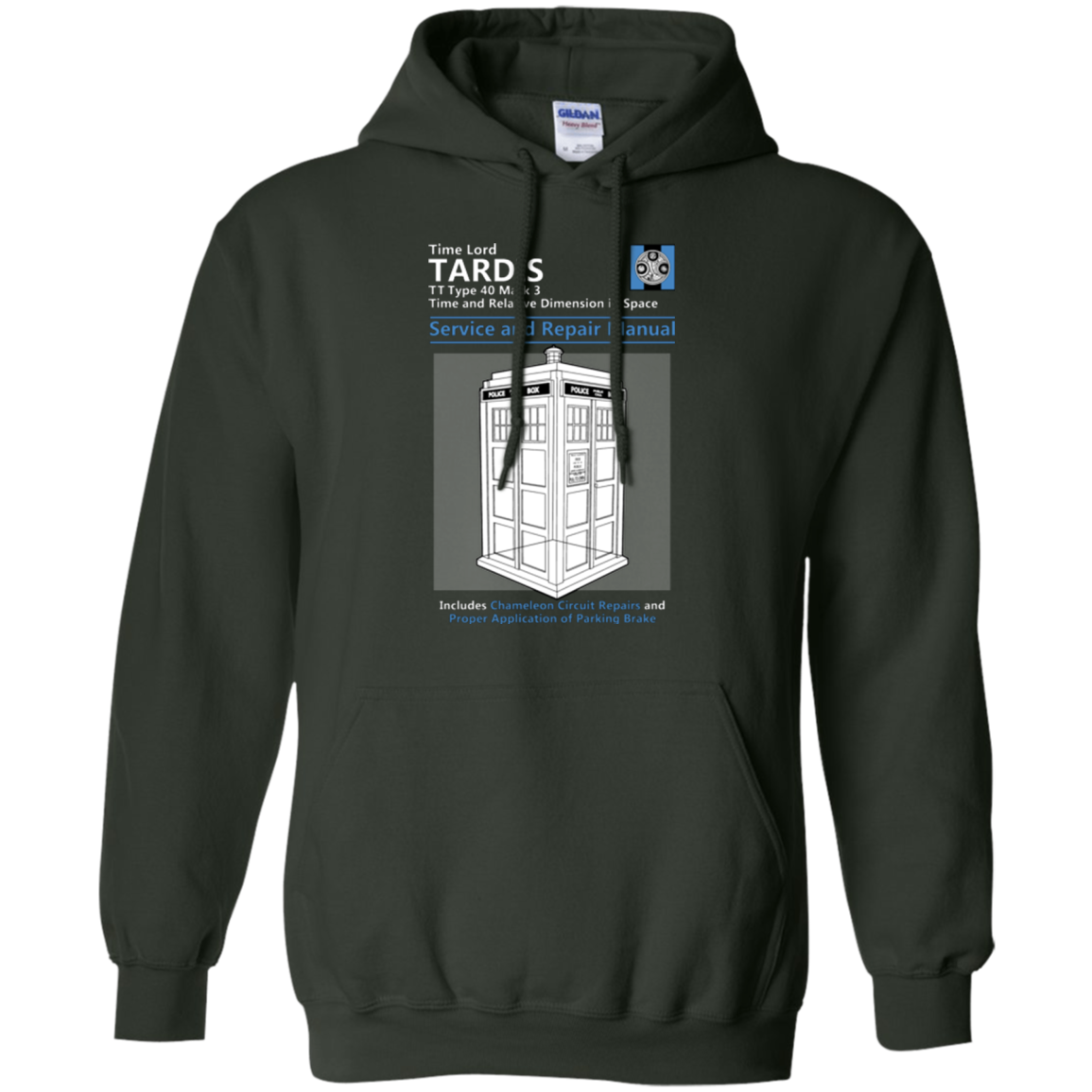 TARDIS SERVICE AND REPAIR MANUAL Pullover Hoodie