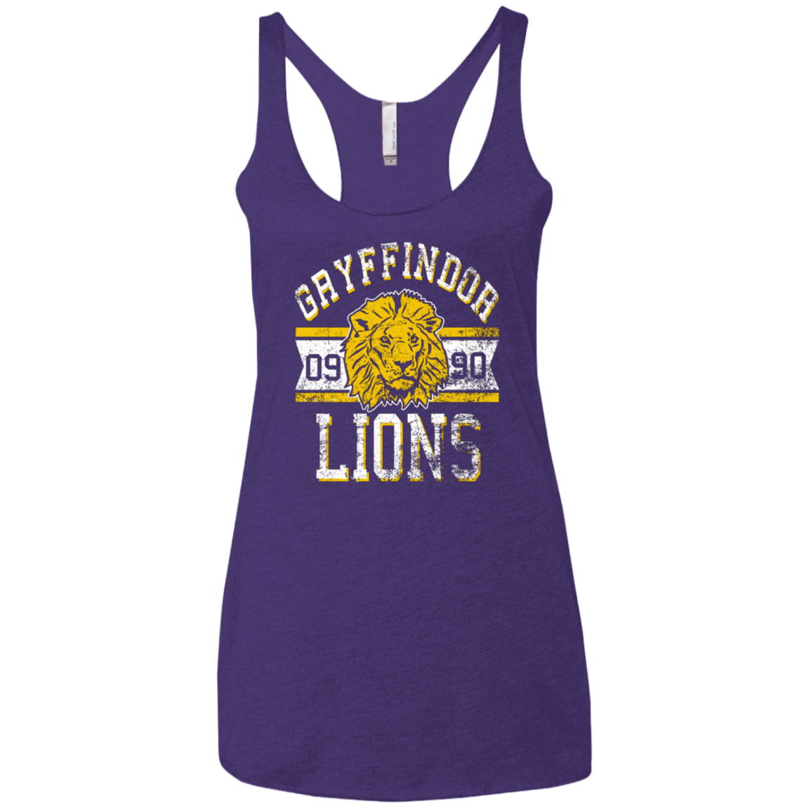 Lions Women's Triblend Racerback Tank