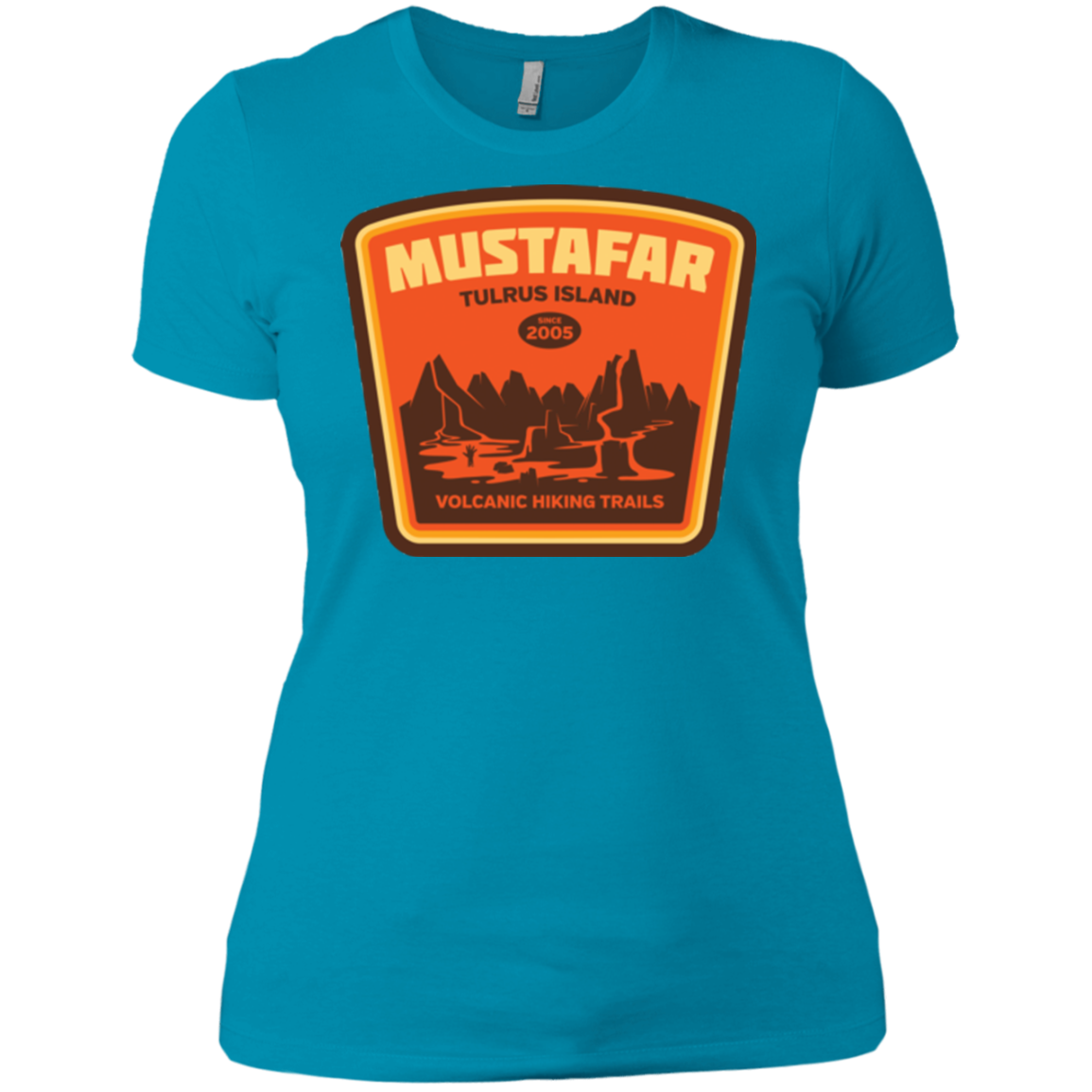 Volcanic Hiking Trails Women's Premium T-Shirt