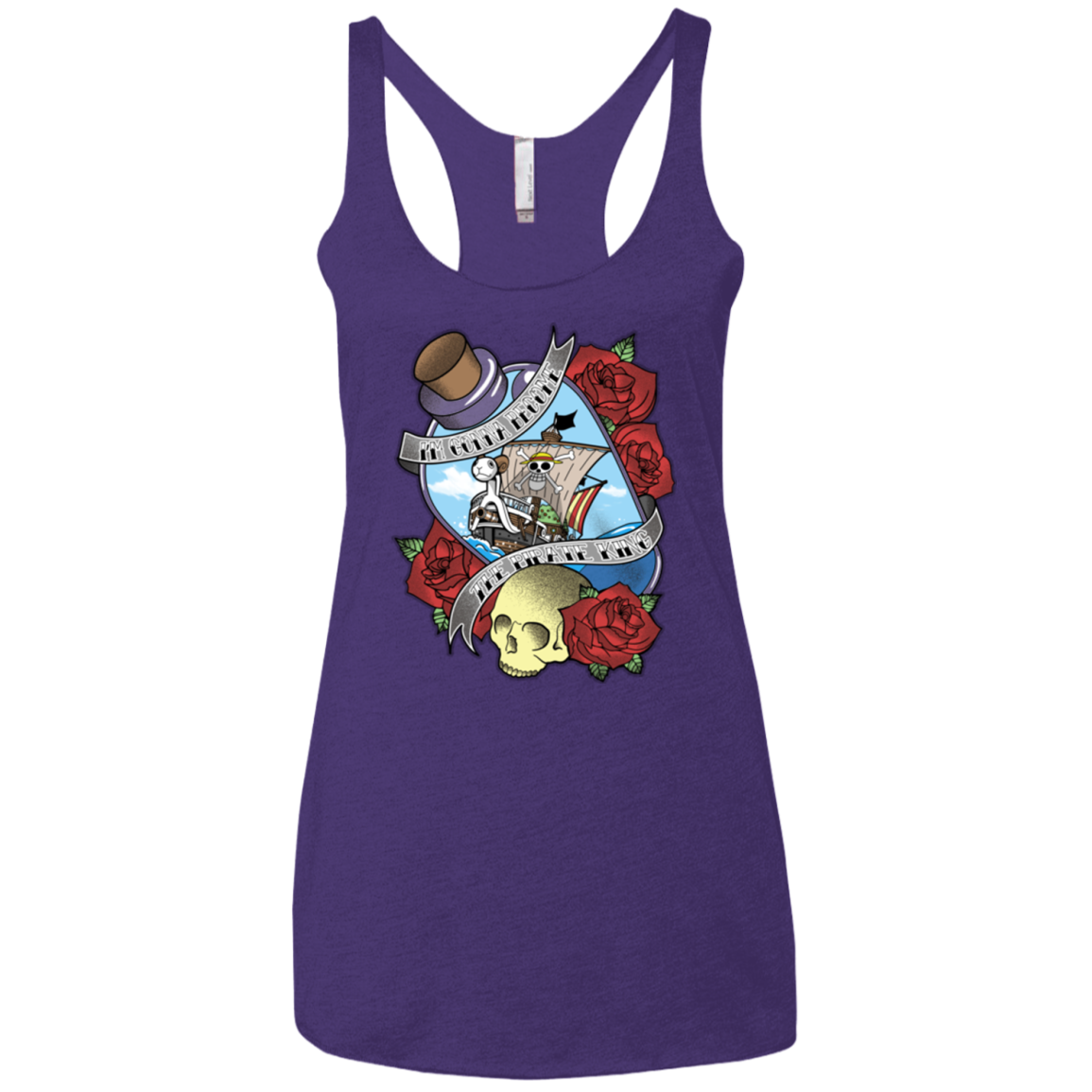 The Pirate King Women's Triblend Racerback Tank