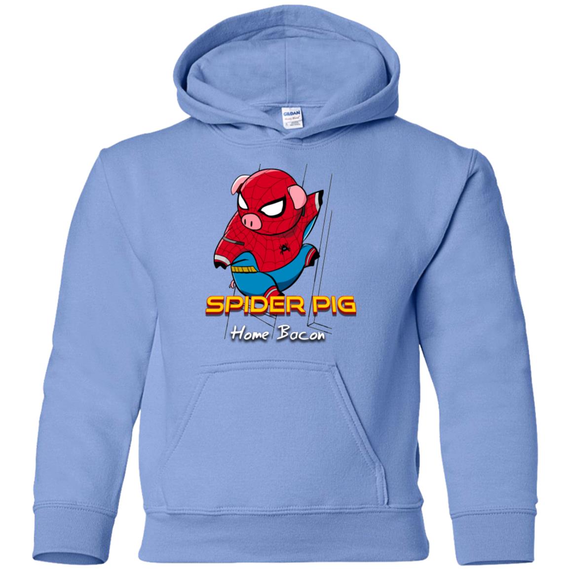 Spider Pig Build Line Youth Hoodie