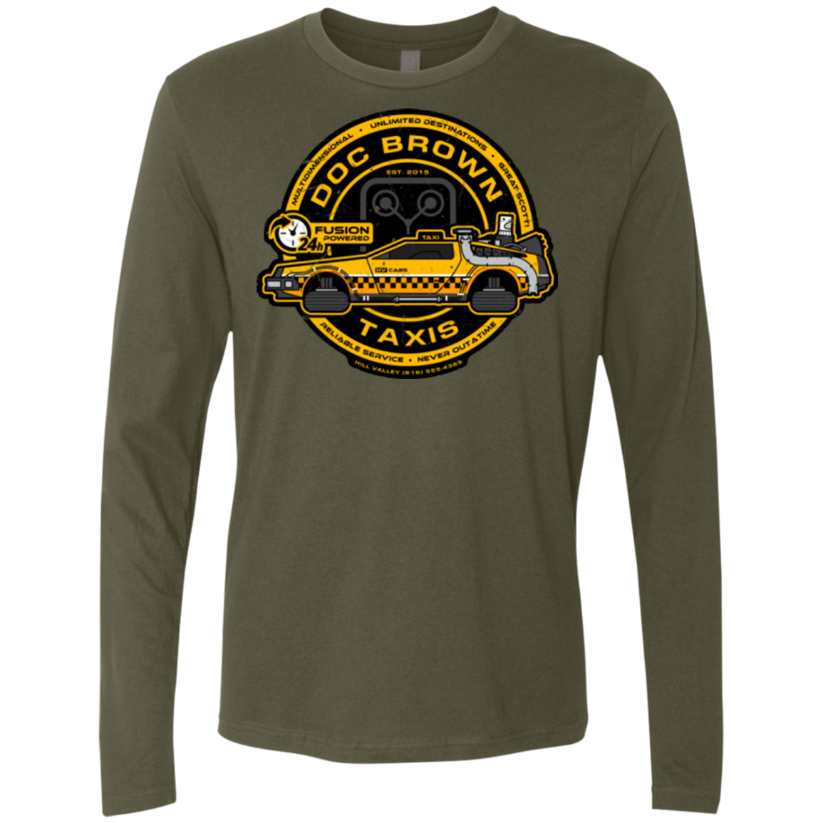 Doc Brown Taxis Men's Premium Long Sleeve