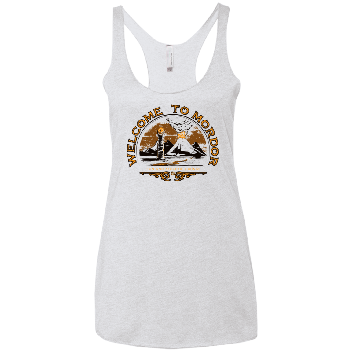 Welcome to Mordor Women's Triblend Racerback Tank