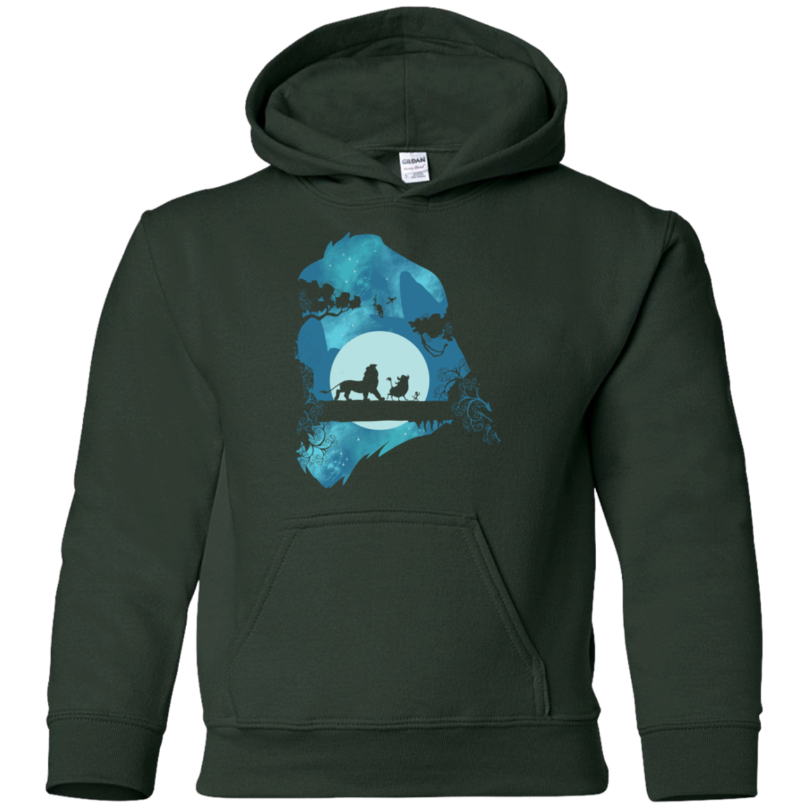 Lion Portrait Youth Hoodie