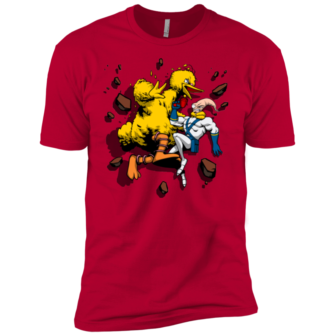 Big Bird and Worm Boys Premium T-Shirt