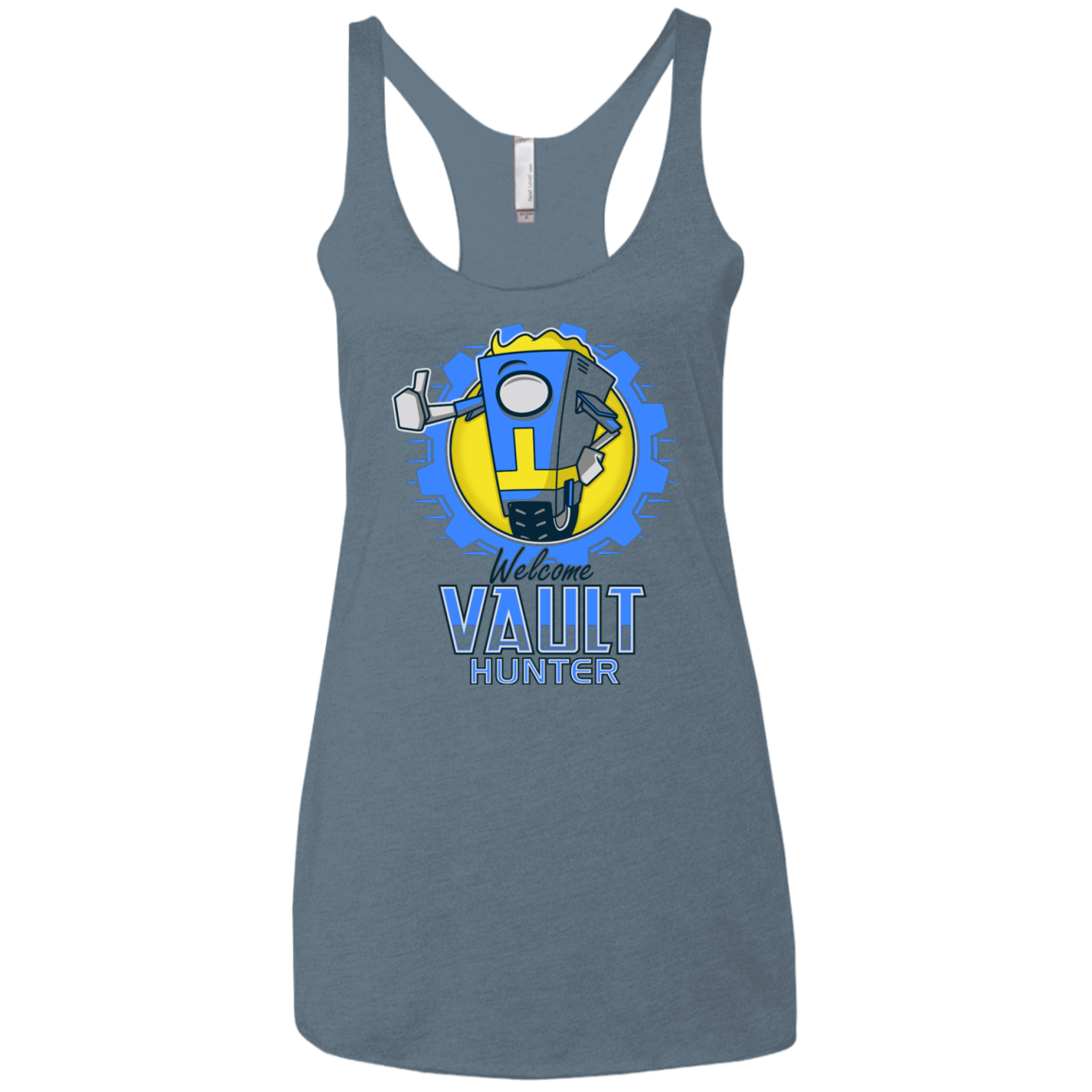 Welcome Vault Hunter Women's Triblend Racerback Tank