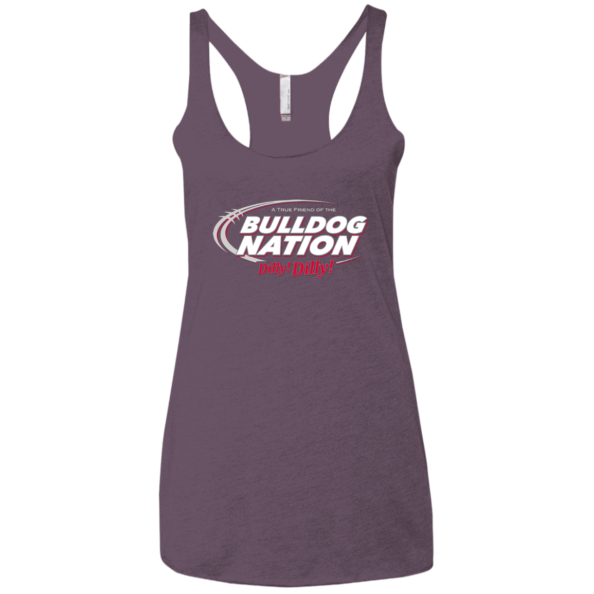 Georgia Dilly Dilly Women's Triblend Racerback Tank