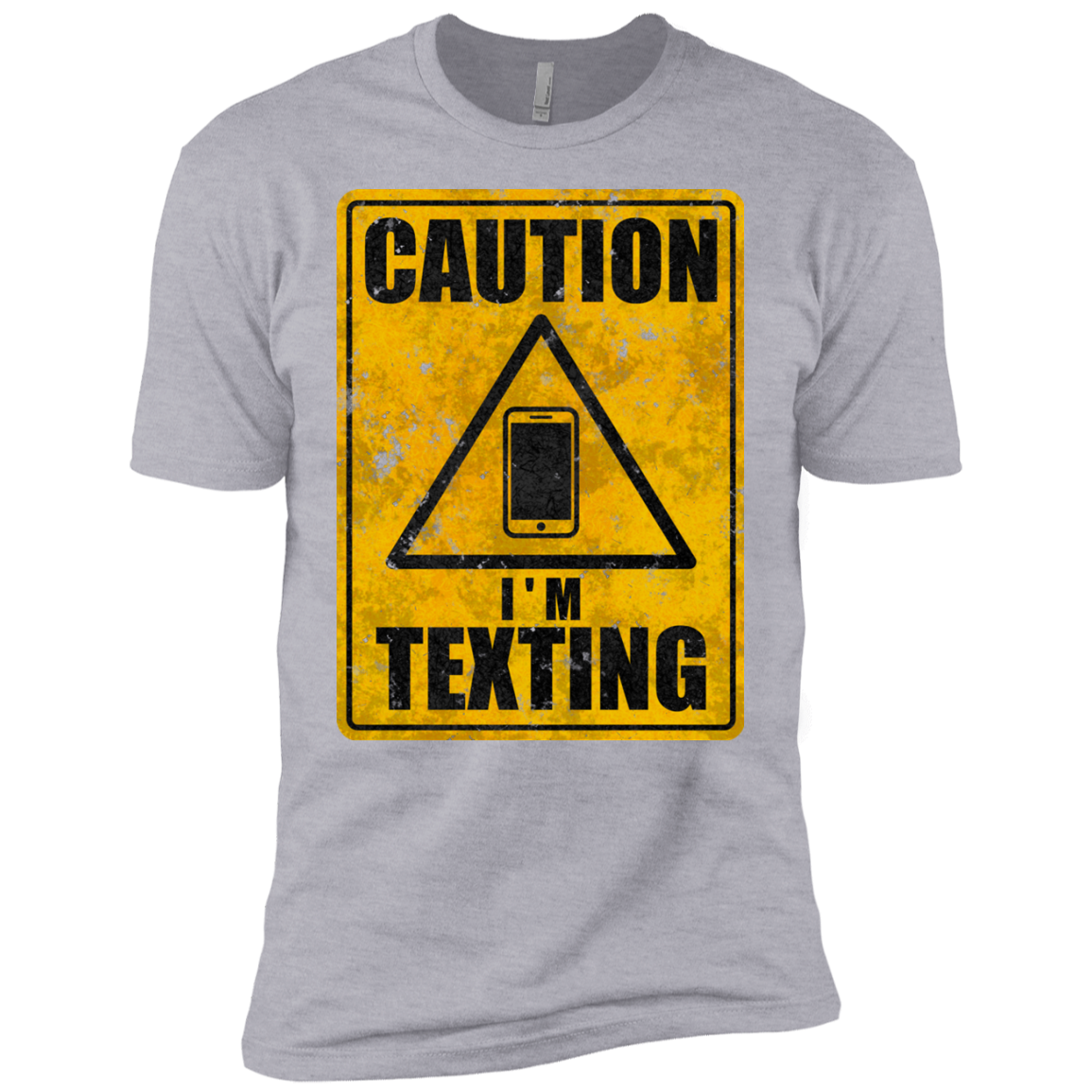 Caution I'm Texting Boys Premium T-Shirt