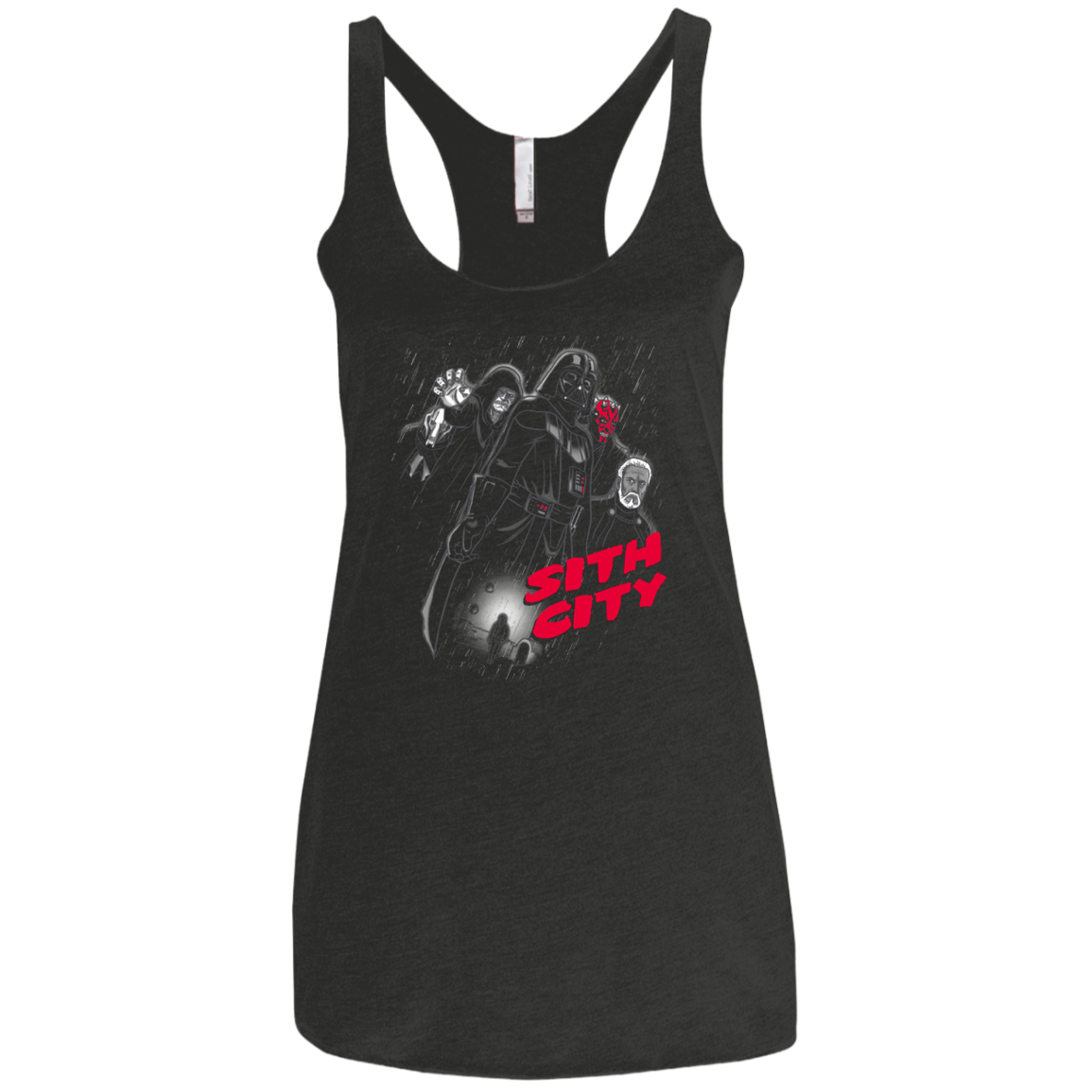 Sith city Women's Triblend Racerback Tank
