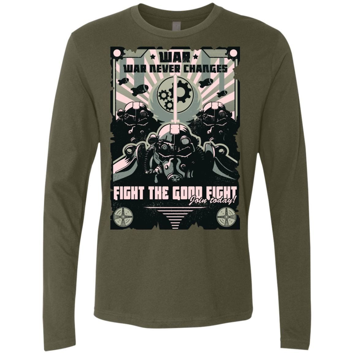 War Never Changes Men's Premium Long Sleeve