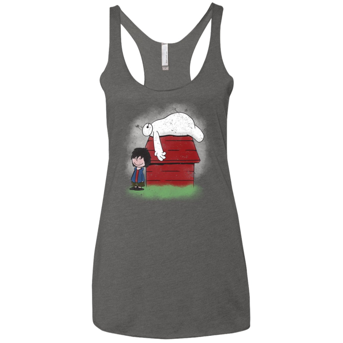 Big Peanut 6 Women's Triblend Racerback Tank