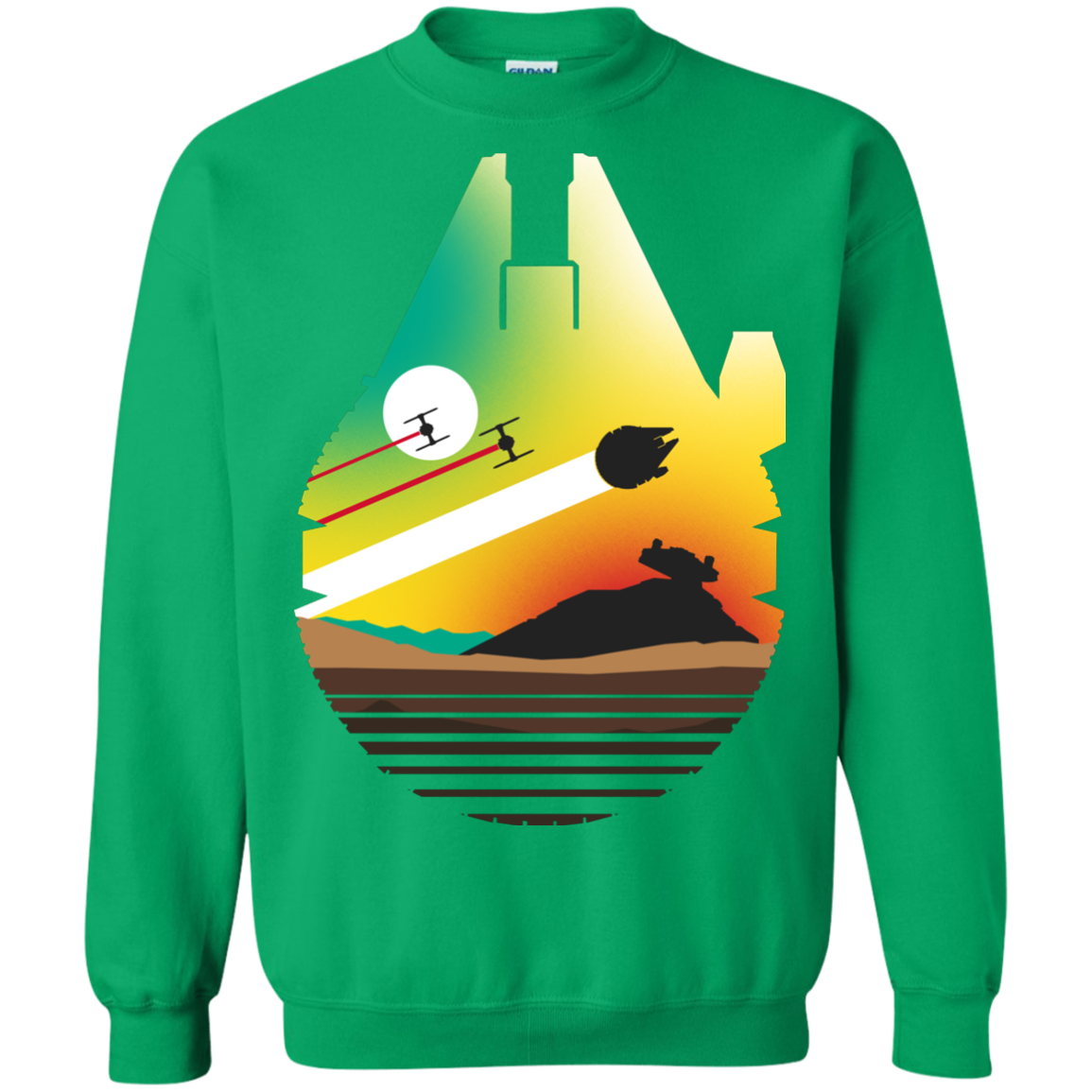 Escape from Desert Planet Crewneck Sweatshirt