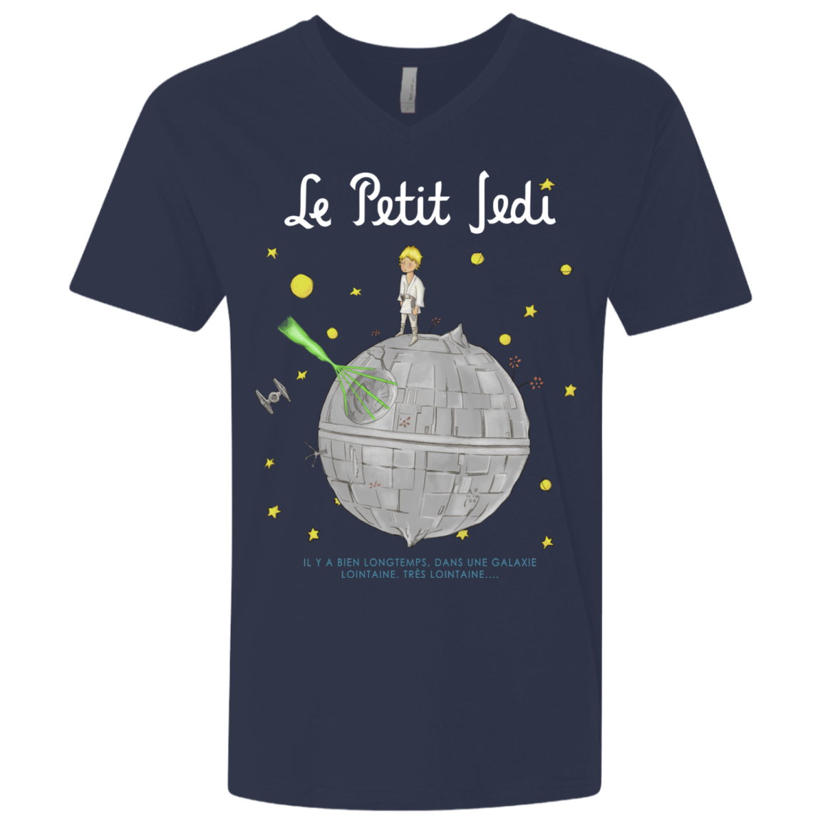 Le Petit Jedi Men's Premium V-Neck