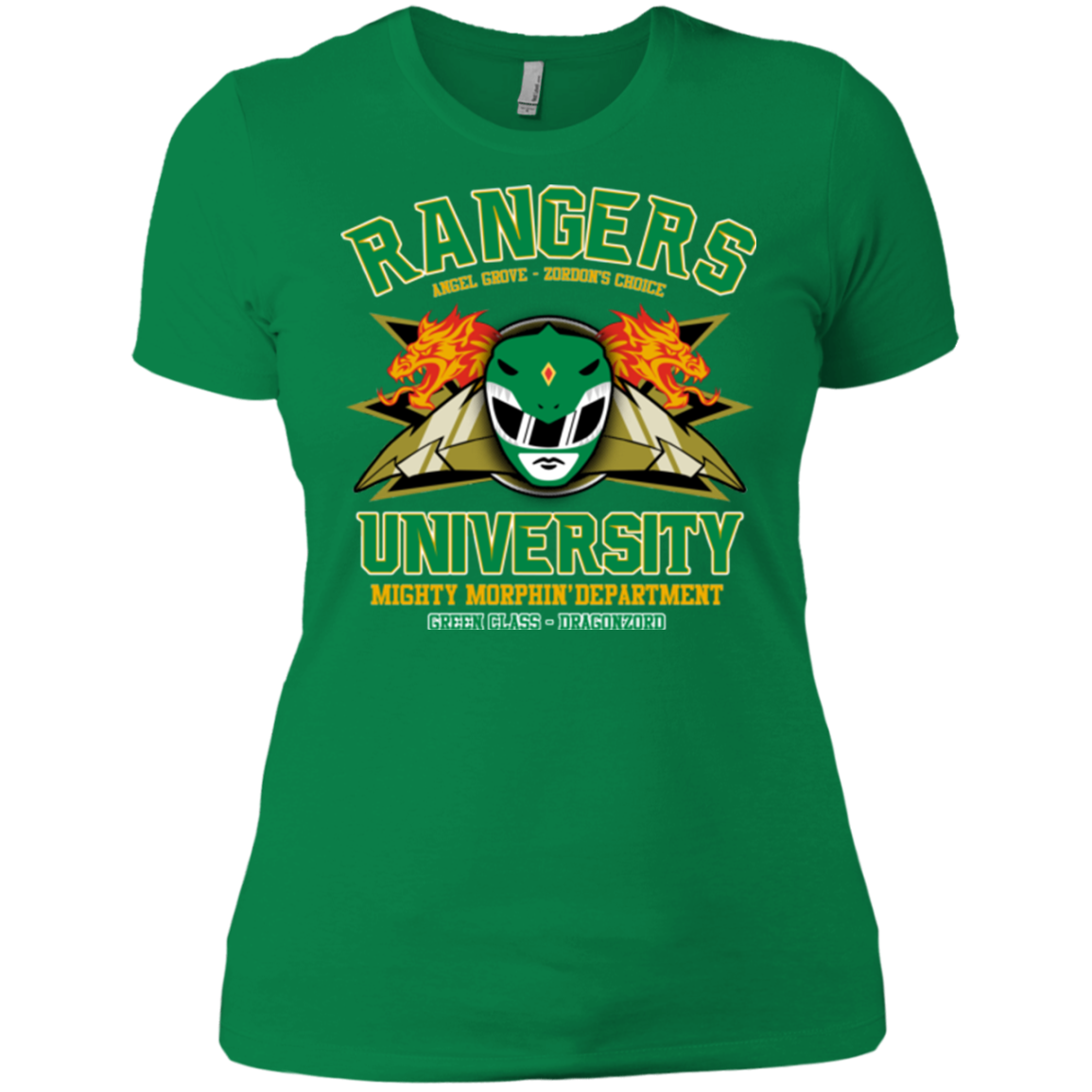 Rangers U Green Ranger Women's Premium T-Shirt