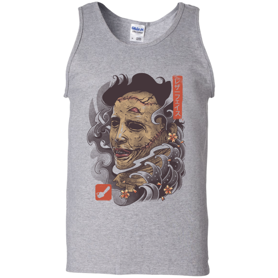 Oni Leather Mask Men's Tank Top